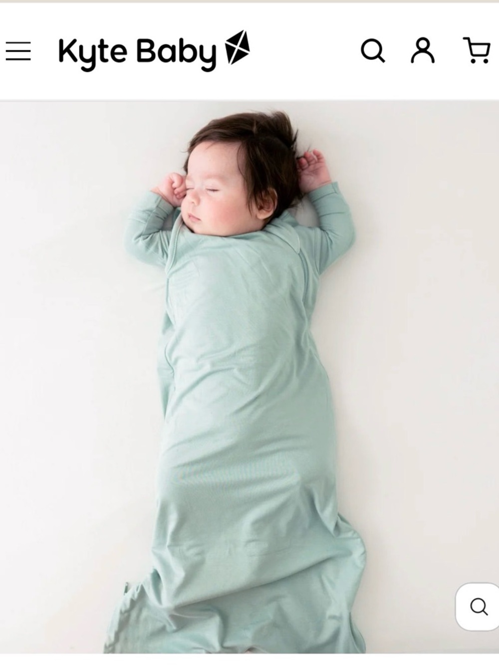 Kyte BABY Sleep Bag in Sage 0.5